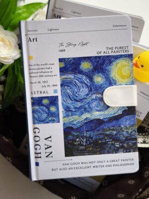 Sổ khoá nam châm tranh Van Gogh