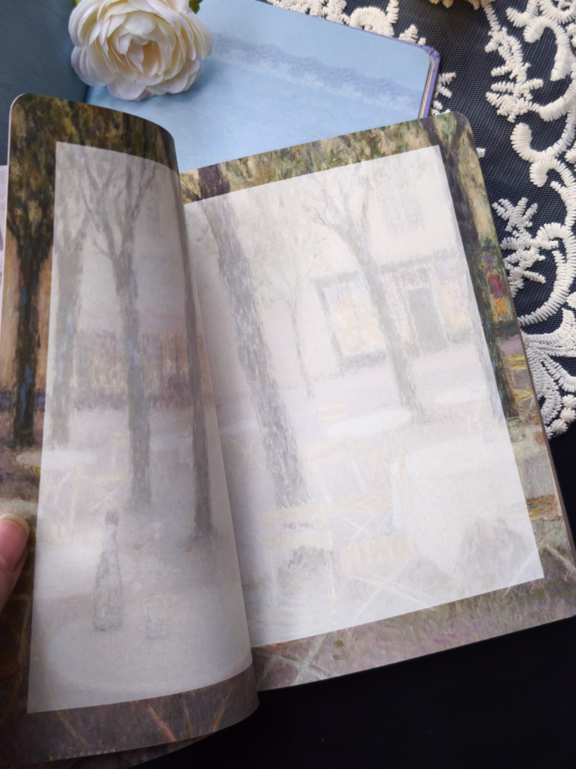 Sổ tranh Henri Le Sidaner - Không gian vắng lặng gợi cảm