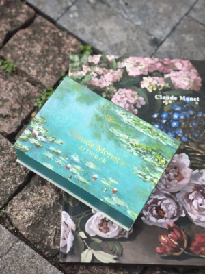 Boxset 100 postcard tranh Claude Monet - Art Museum series