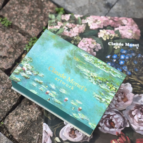 Boxset 100 postcard tranh Claude Monet - Art Museum series