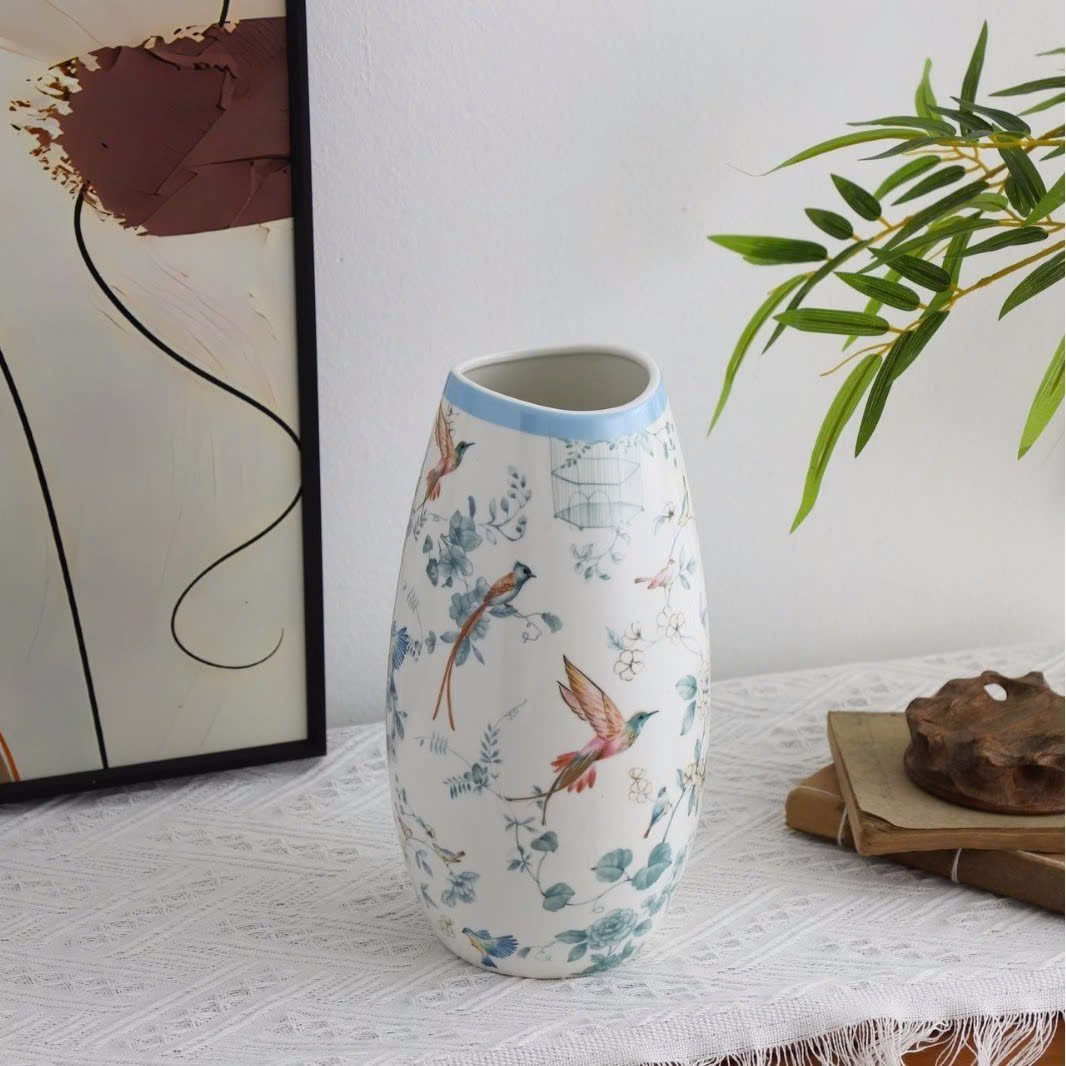 Bình chim ruồi xương sứ