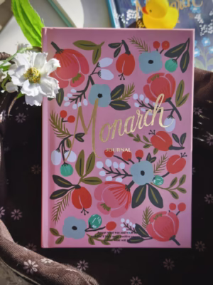 Sổ planner hoa Monarch