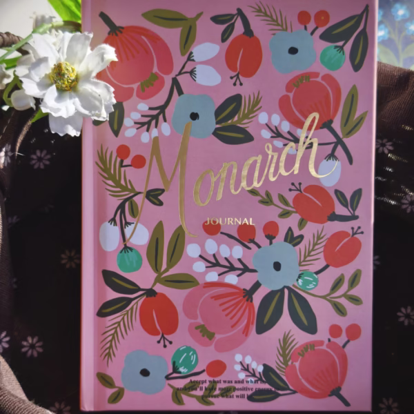 Sổ planner hoa Monarch