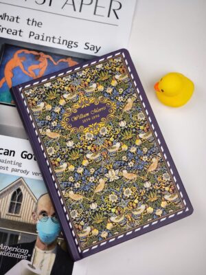 Sổ ép kim William Morris - Strawberry Thief