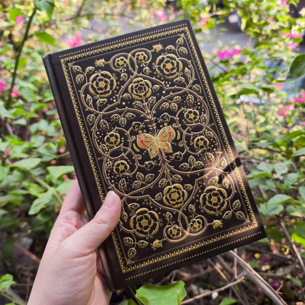 Sổ ép kim cạnh mạ vàng Butterfly Classical