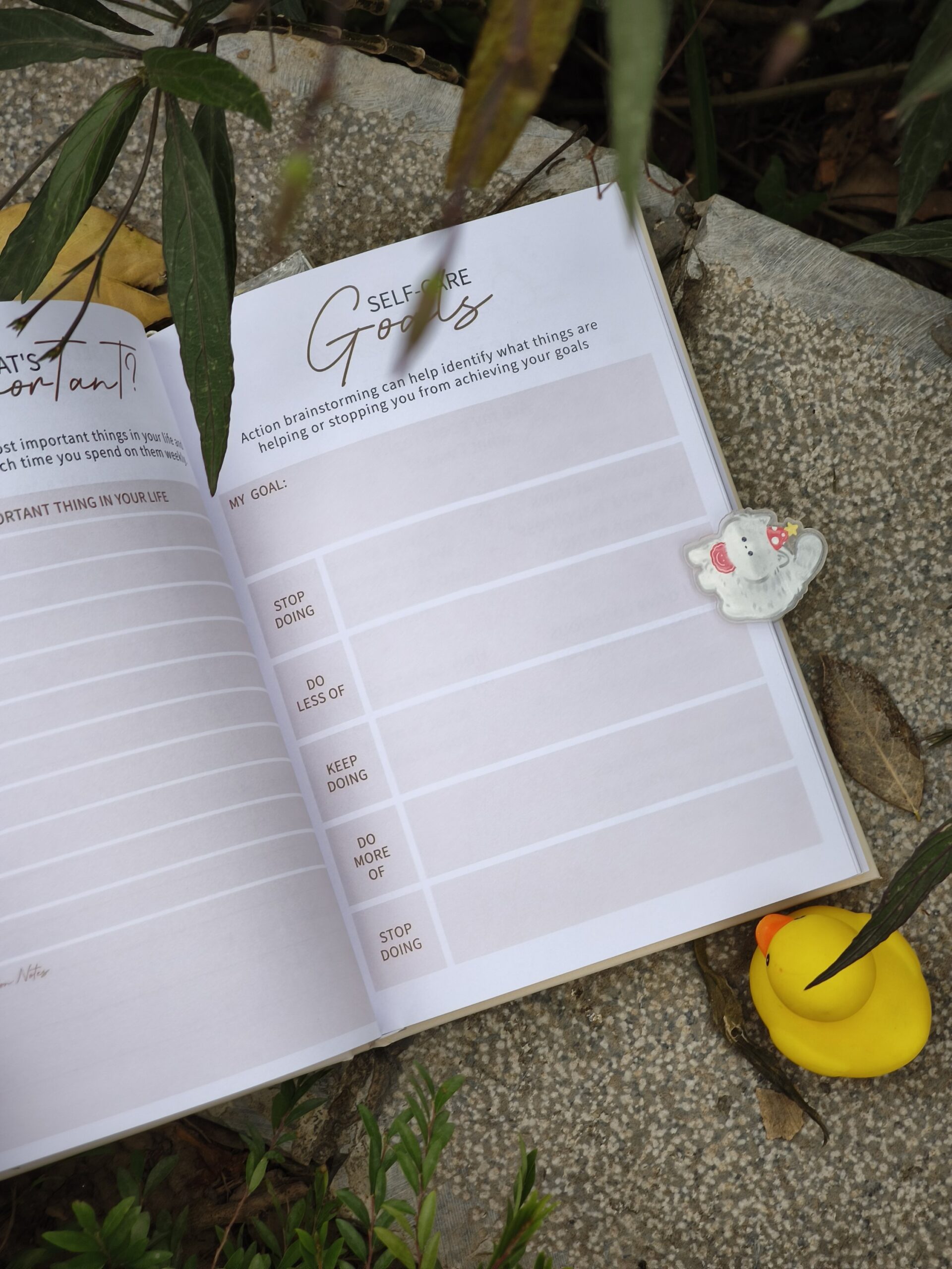 Sổ Self care journal prompt book