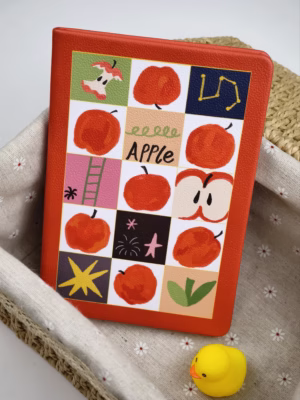 Sổ bìa da Leben - Bé táo