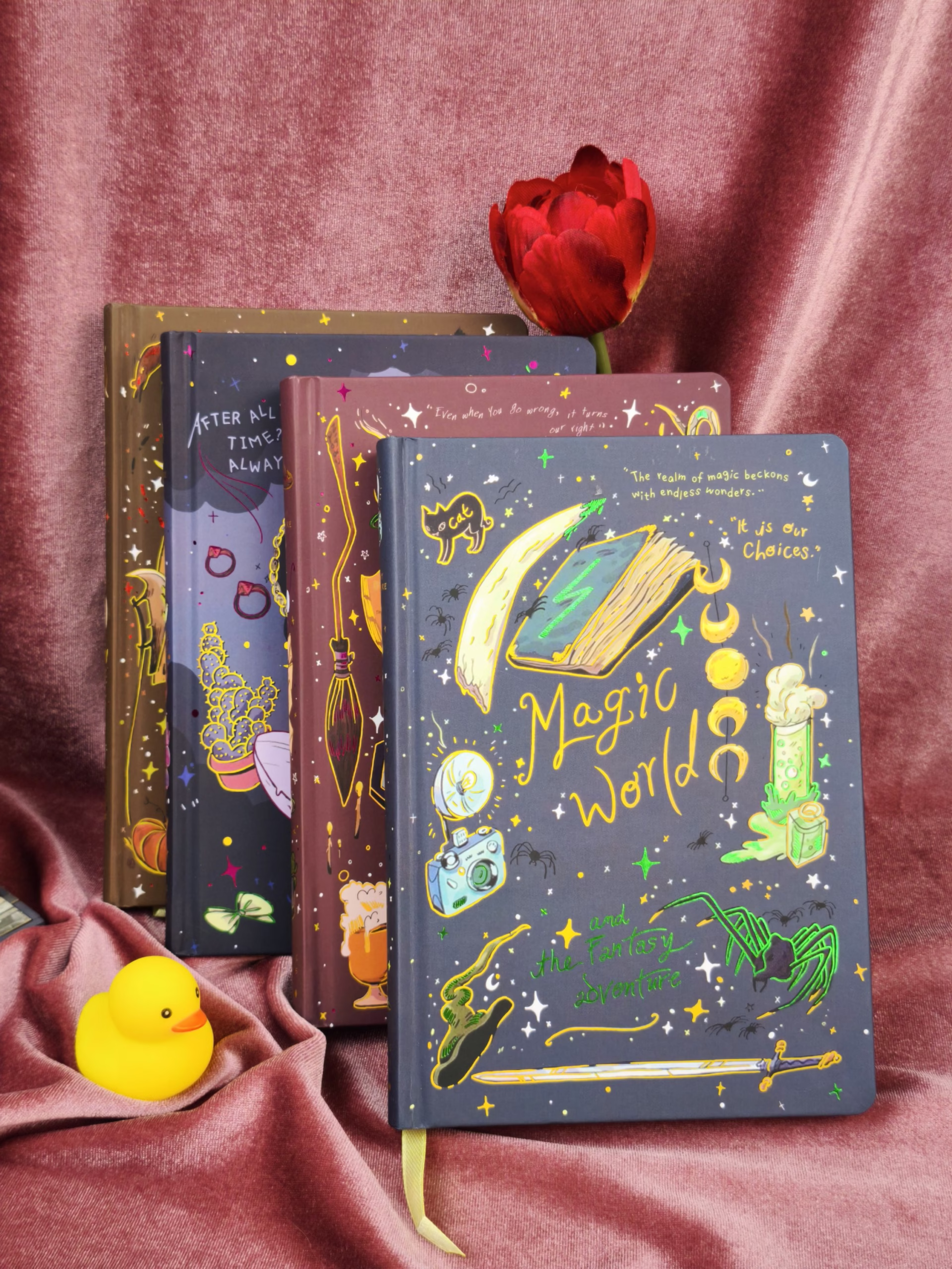 Sổ ép kim Magic World - Harry Potter series (Hồng)