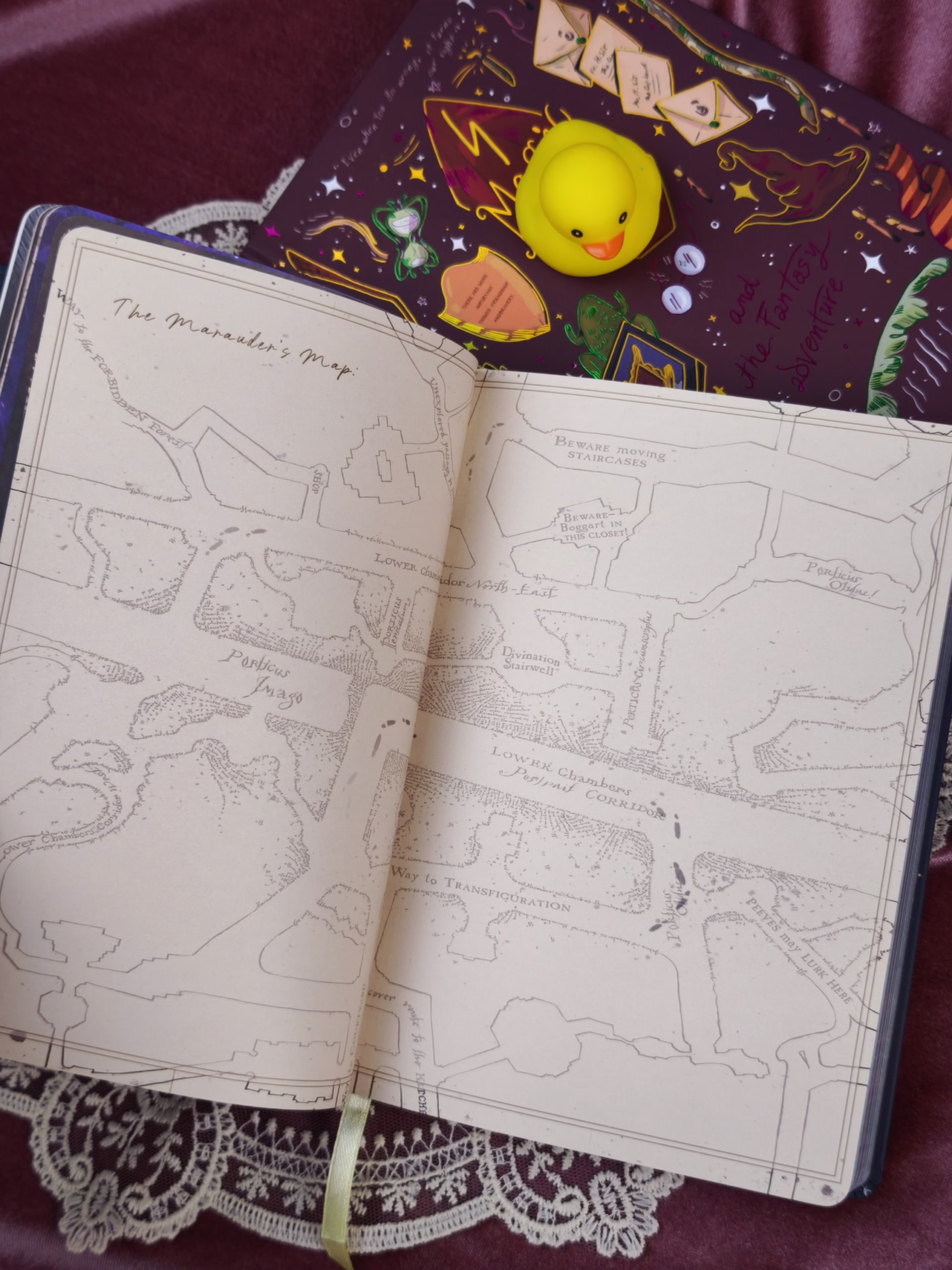 Sổ ép kim Magic World - Harry Potter series (Hồng)