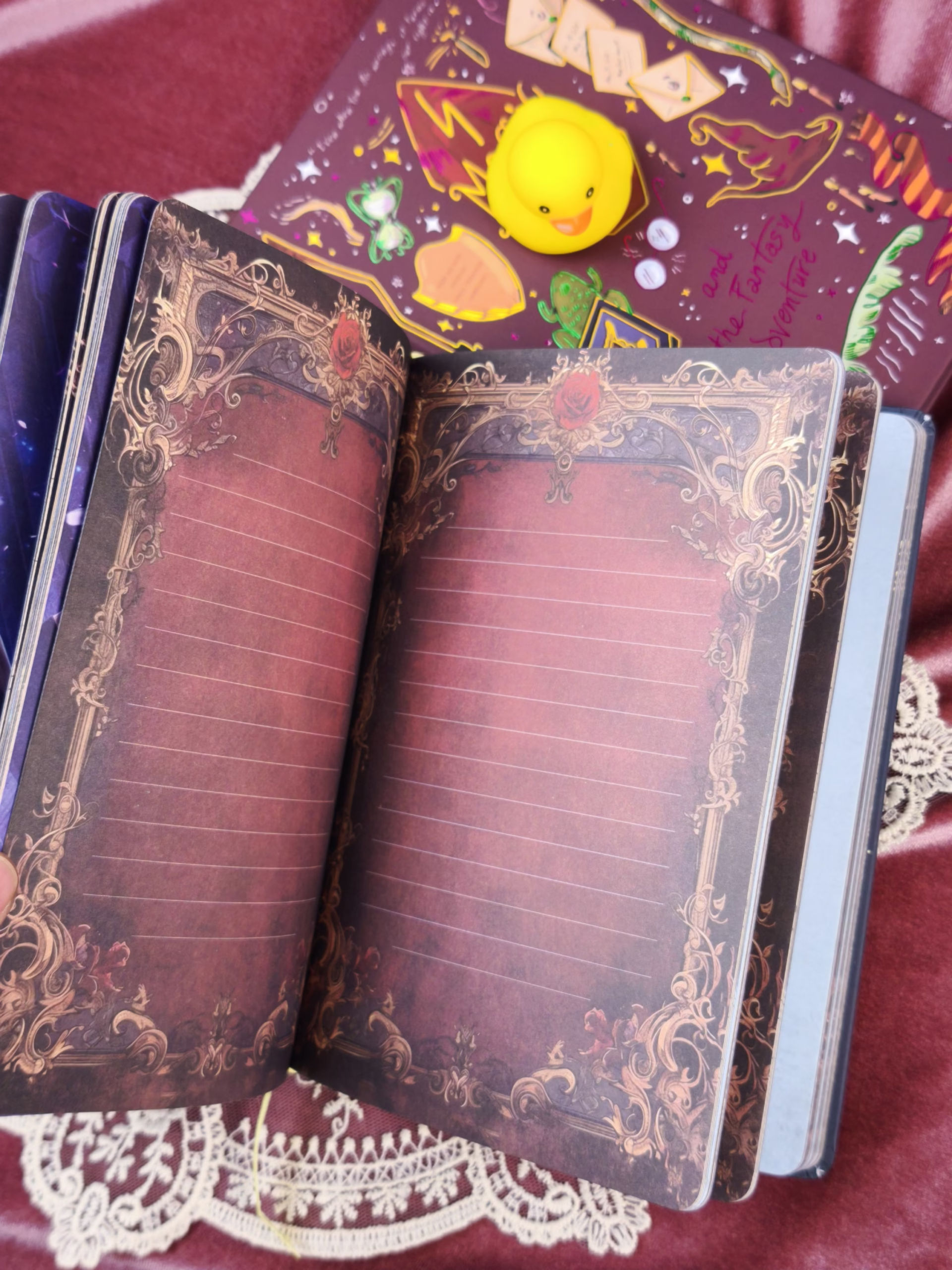 Sổ ép kim Magic World - Harry Potter series (Hồng)