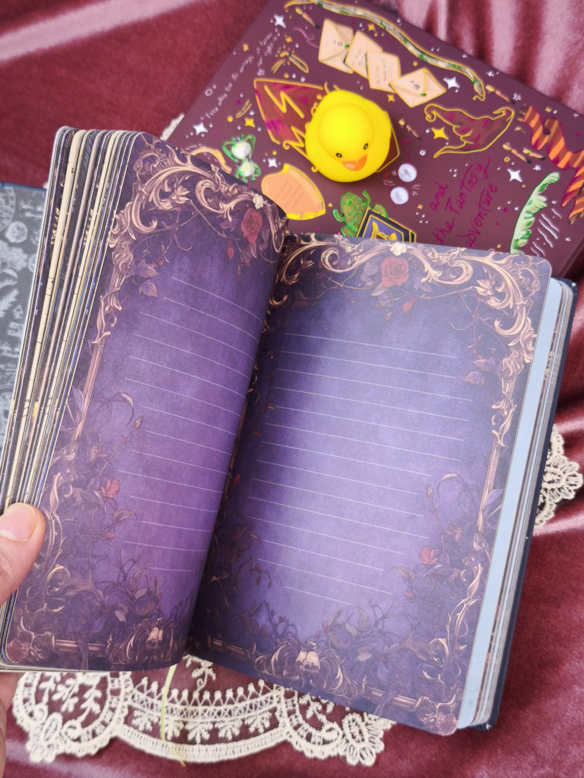 Sổ ép kim Magic World - Harry Potter series (Hồng)