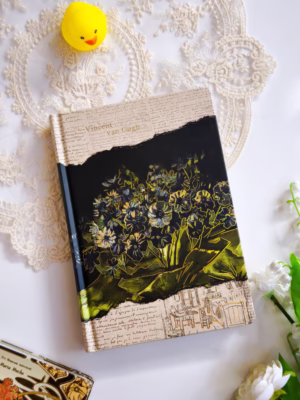 Sổ tranh Van Gogh's flowers series - Flower pot with Asters