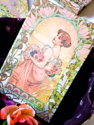 Sổ tranh nữ thần 4 mùa của Alphonso Mucha - Summer