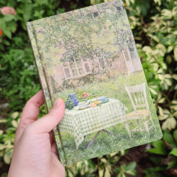 Sổ tranh Henri Le Sidaner – Bàn trong vườn, Gerberoy