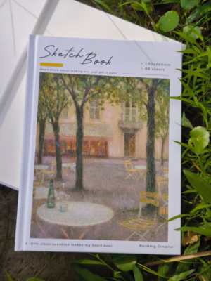 Sổ sketch Henri Le Sidaner - Quảng trường, Aix-les-Bains