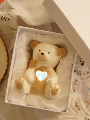 Gấu sứ có đèn