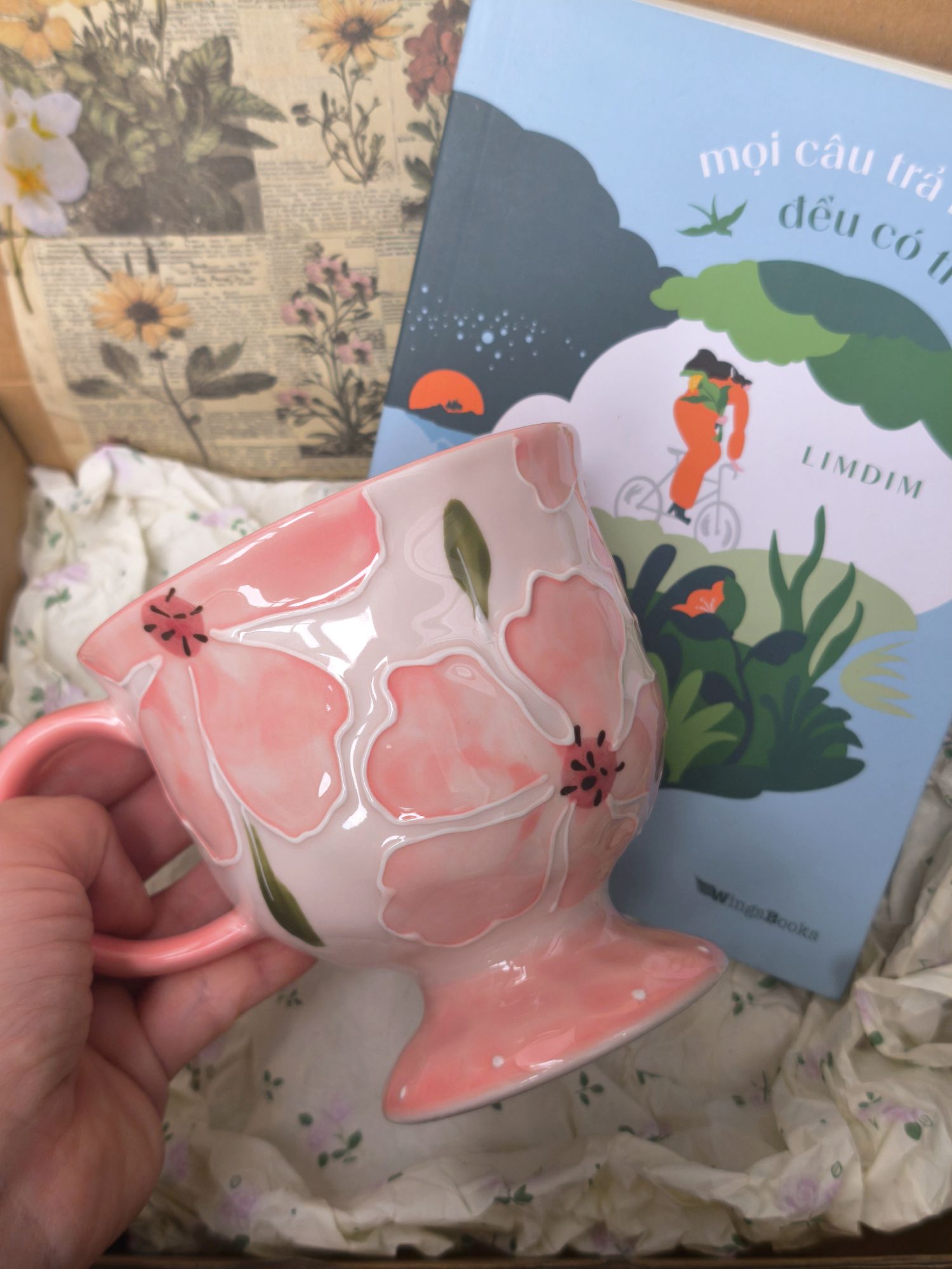 Cốc 500ml Anh Đào