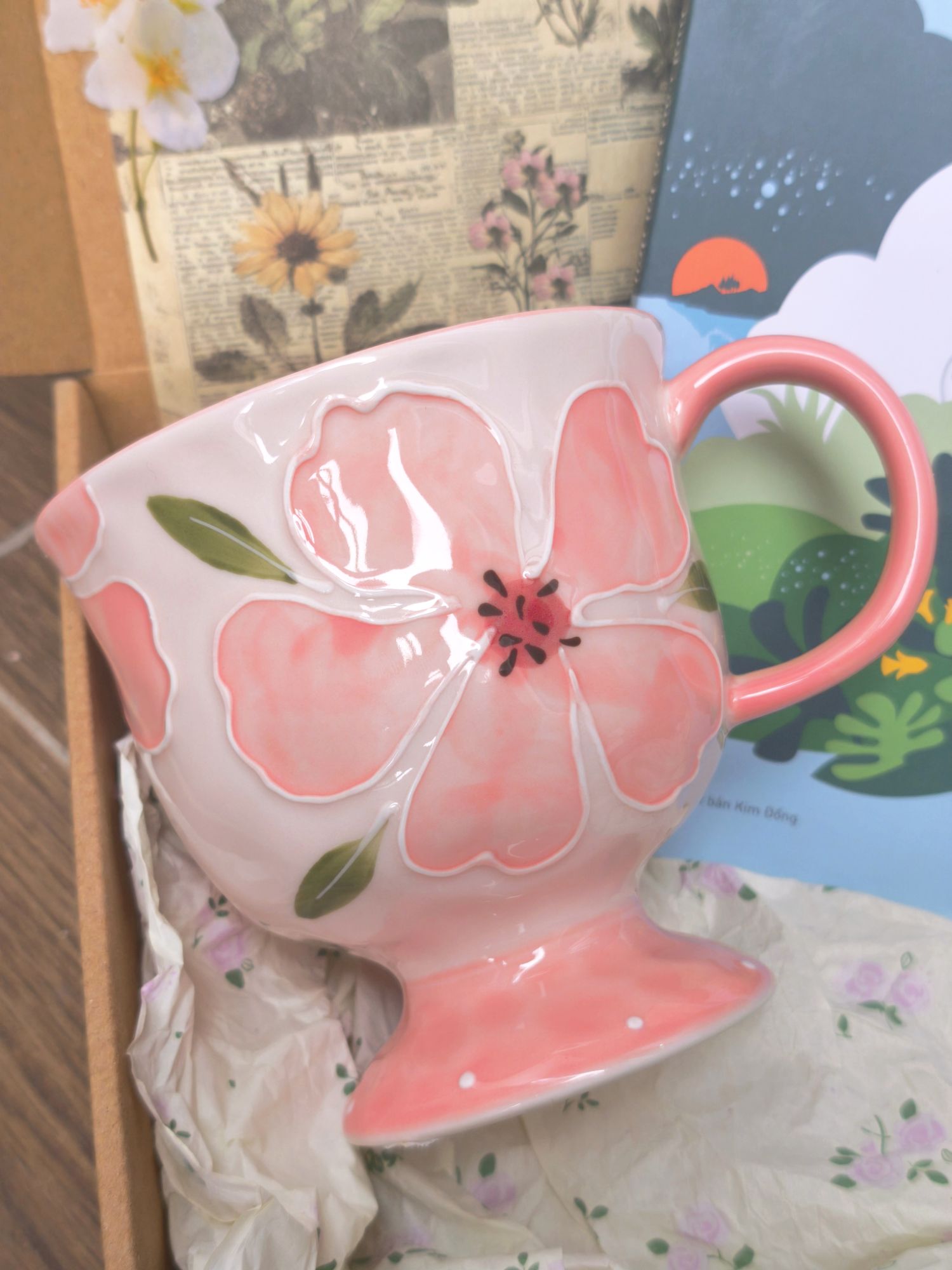 Cốc 500ml Anh Đào