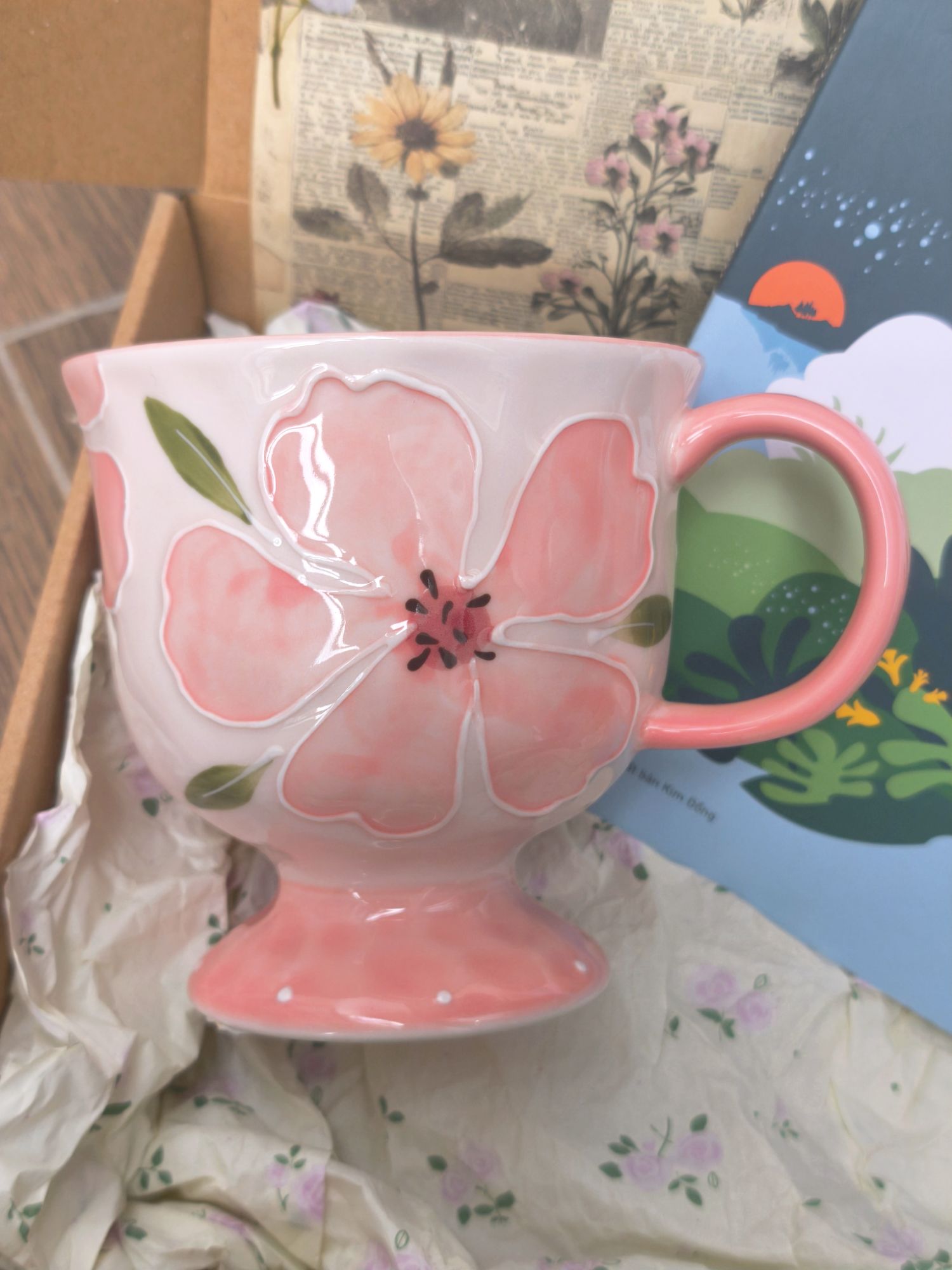 Cốc 500ml Anh Đào