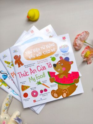 Combo Thư viện từ vựng đầu đời cho bé (4 cuốn)