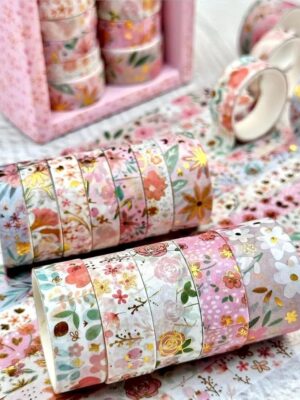 Washi tape Broken flowers