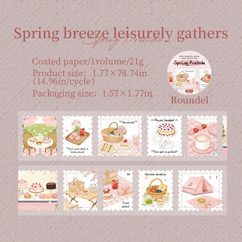 Sticker cuộn Spring Prelude