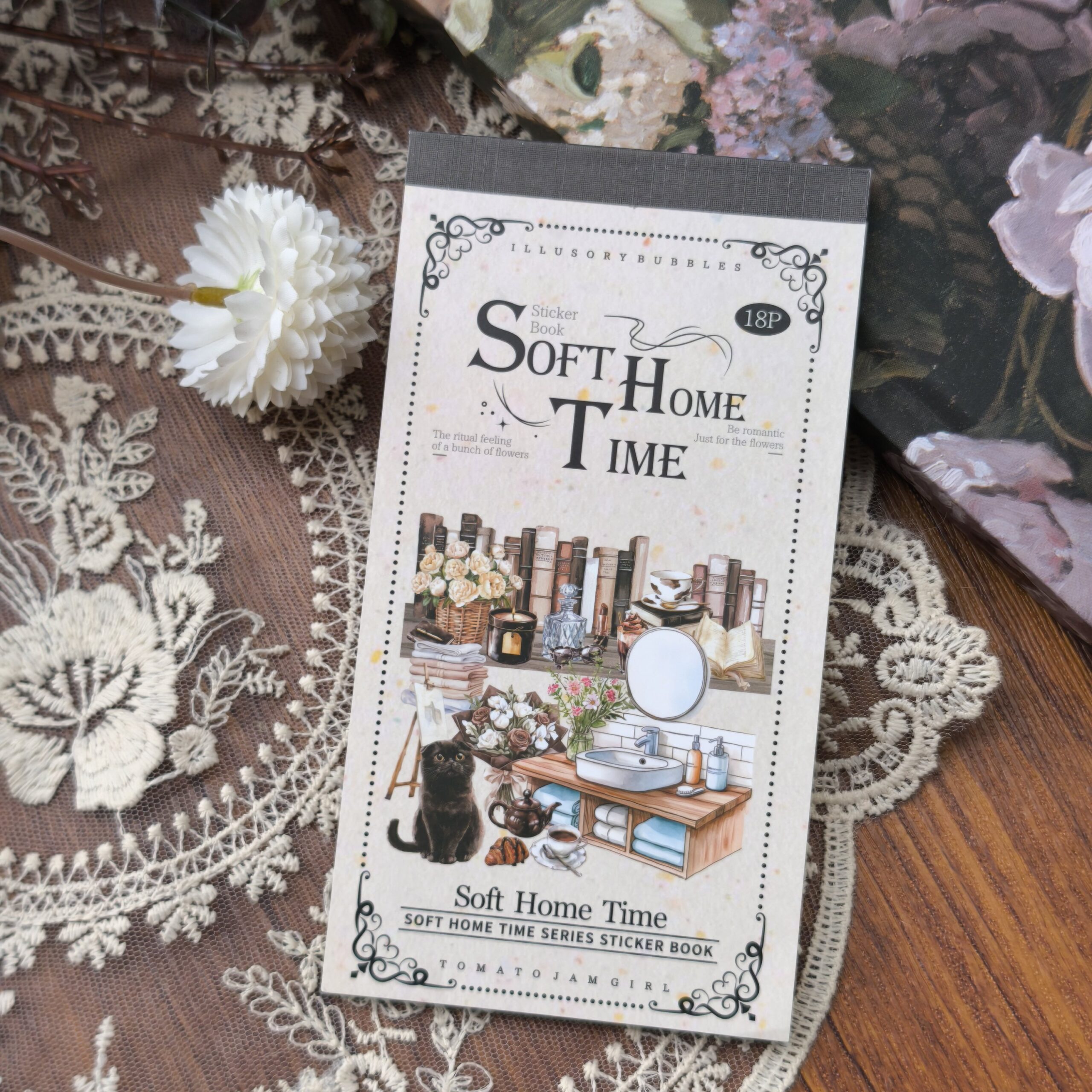 Sticker quyển Soft home time