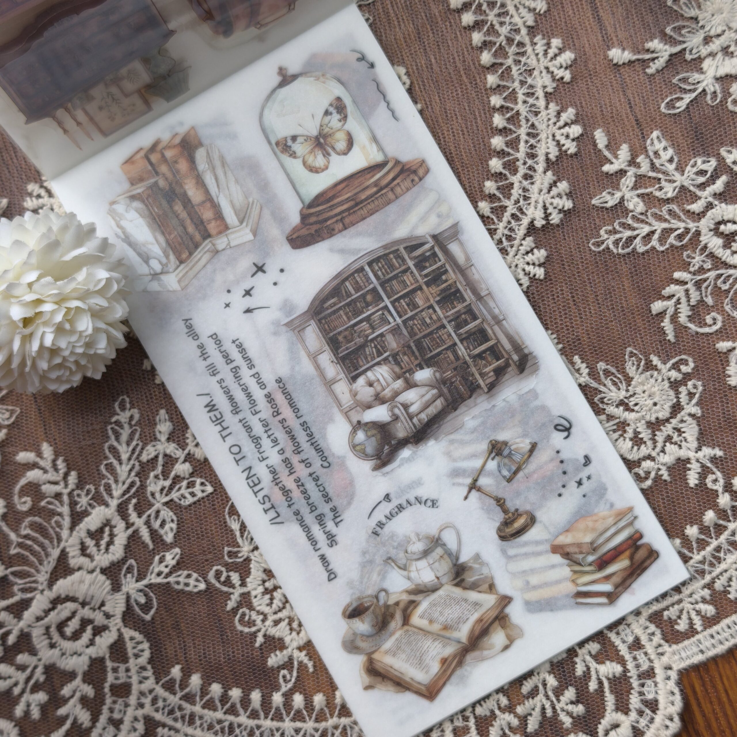 Sticker quyển Soft home time