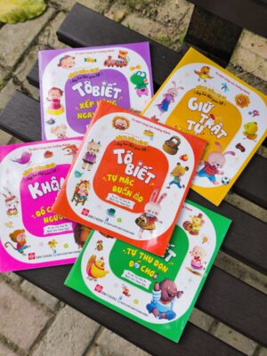 Sách Dán Hình Dạy Trẻ Thói Quen Tốt (6 Cuốn)