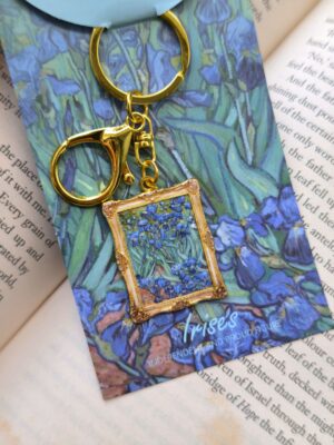 Móc khoá art museum - Hoa diên vĩ