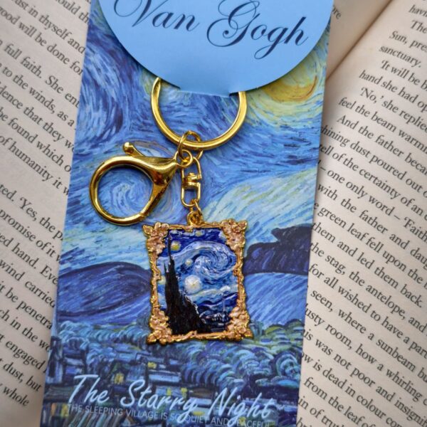 Móc khoá art museum - Starry night