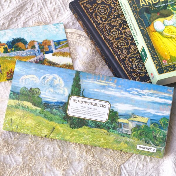 Washi tape Oil painting world tape 32 cuộn