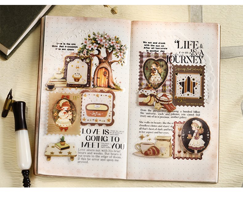 Sticker Fantasy Diary