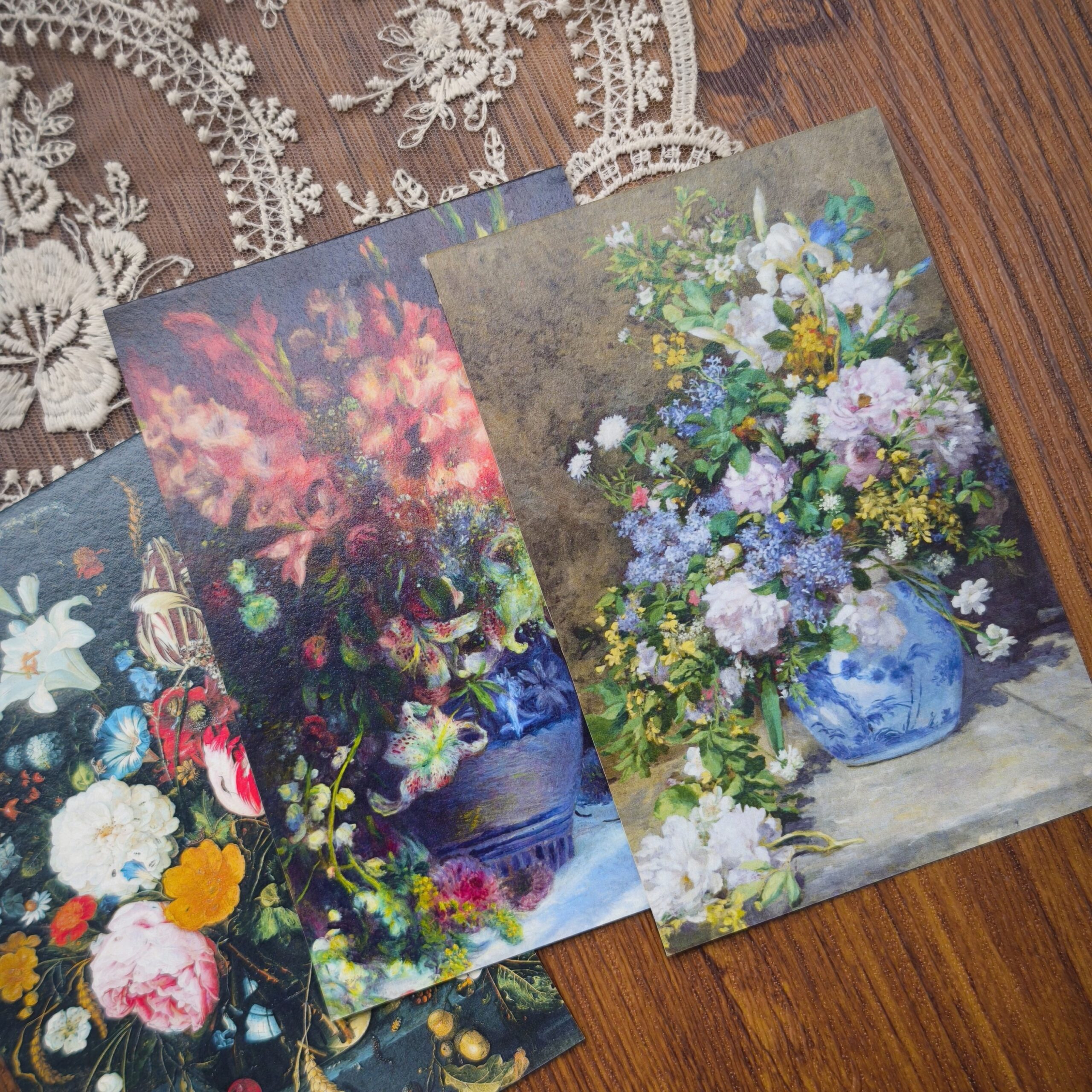 Set 10 postcard hoa và phong cảnh (kèm phong bì)