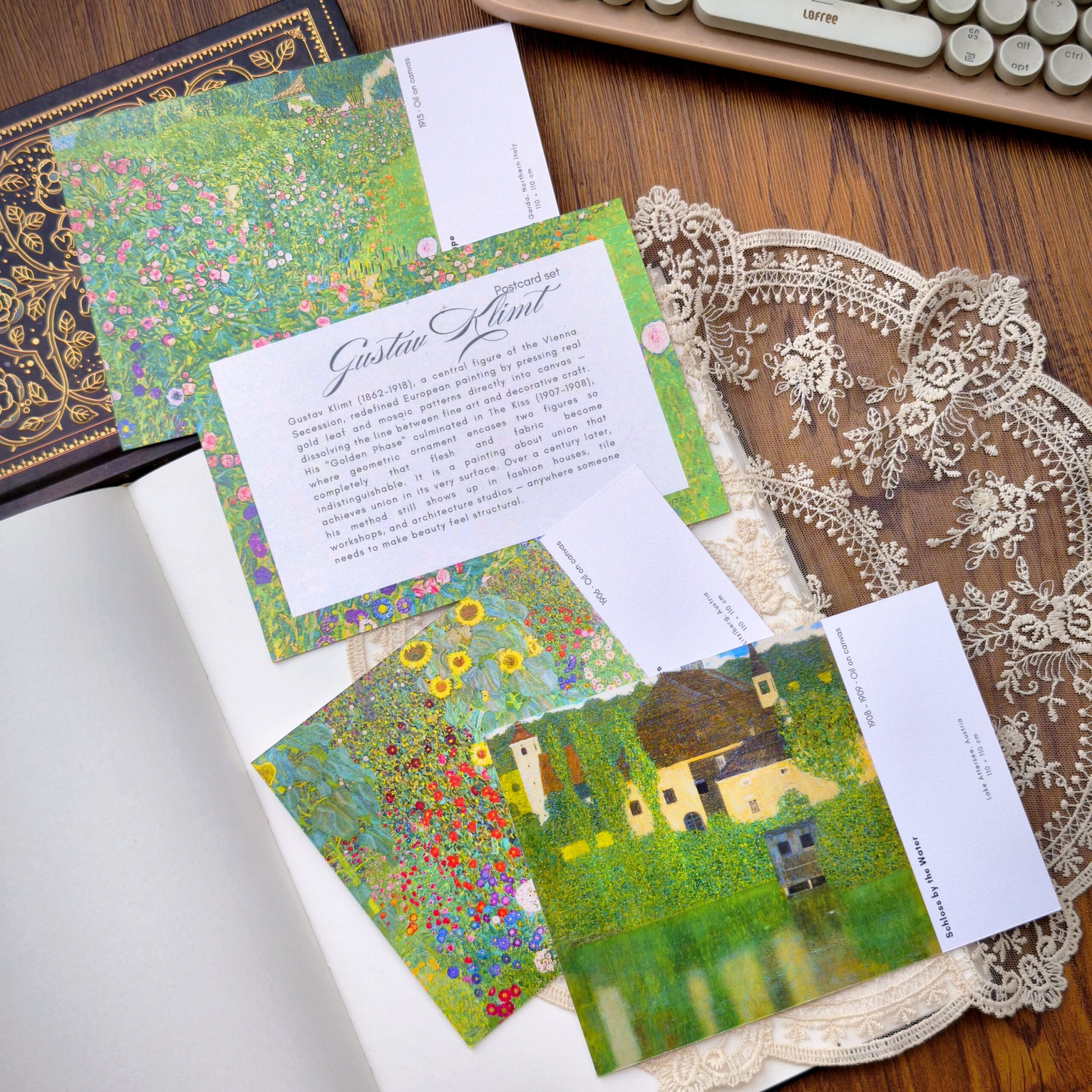 Set 20 postcard Klimt