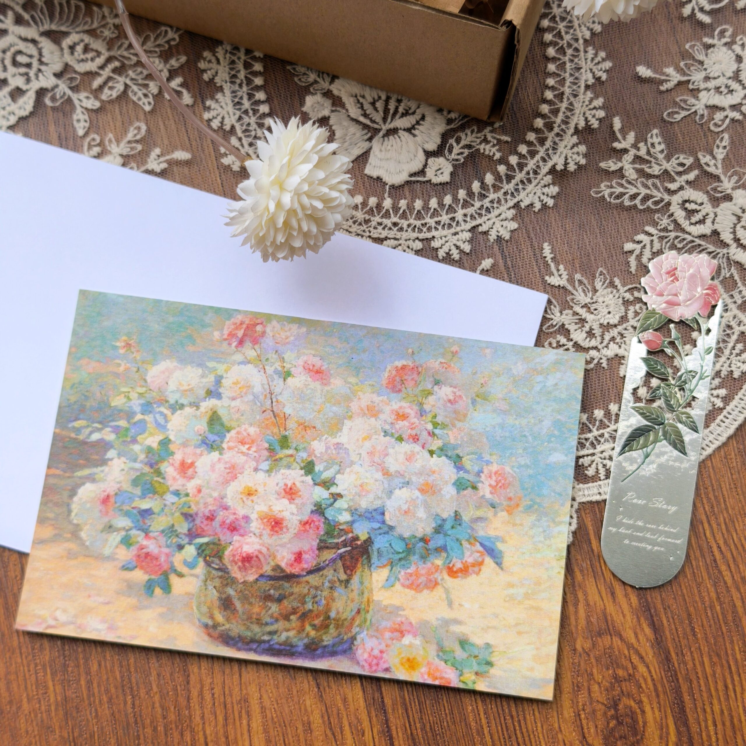 Set 10 postcard hoa và phong cảnh (kèm phong bì)