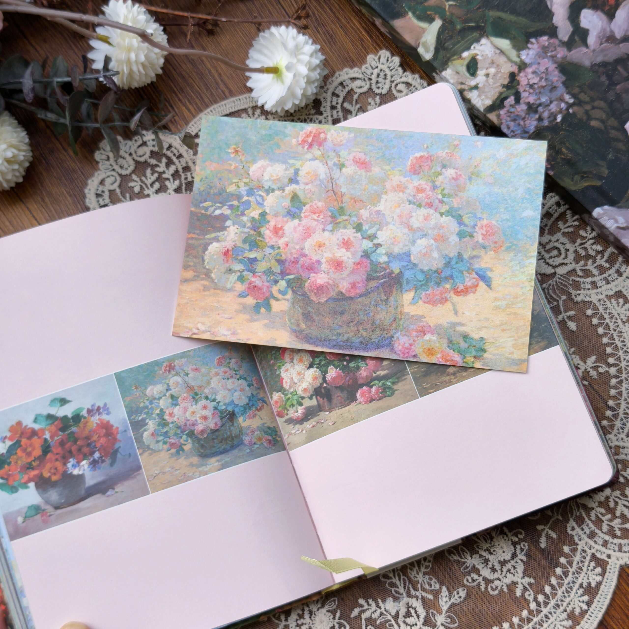 Set 10 postcard hoa và phong cảnh (kèm phong bì)
