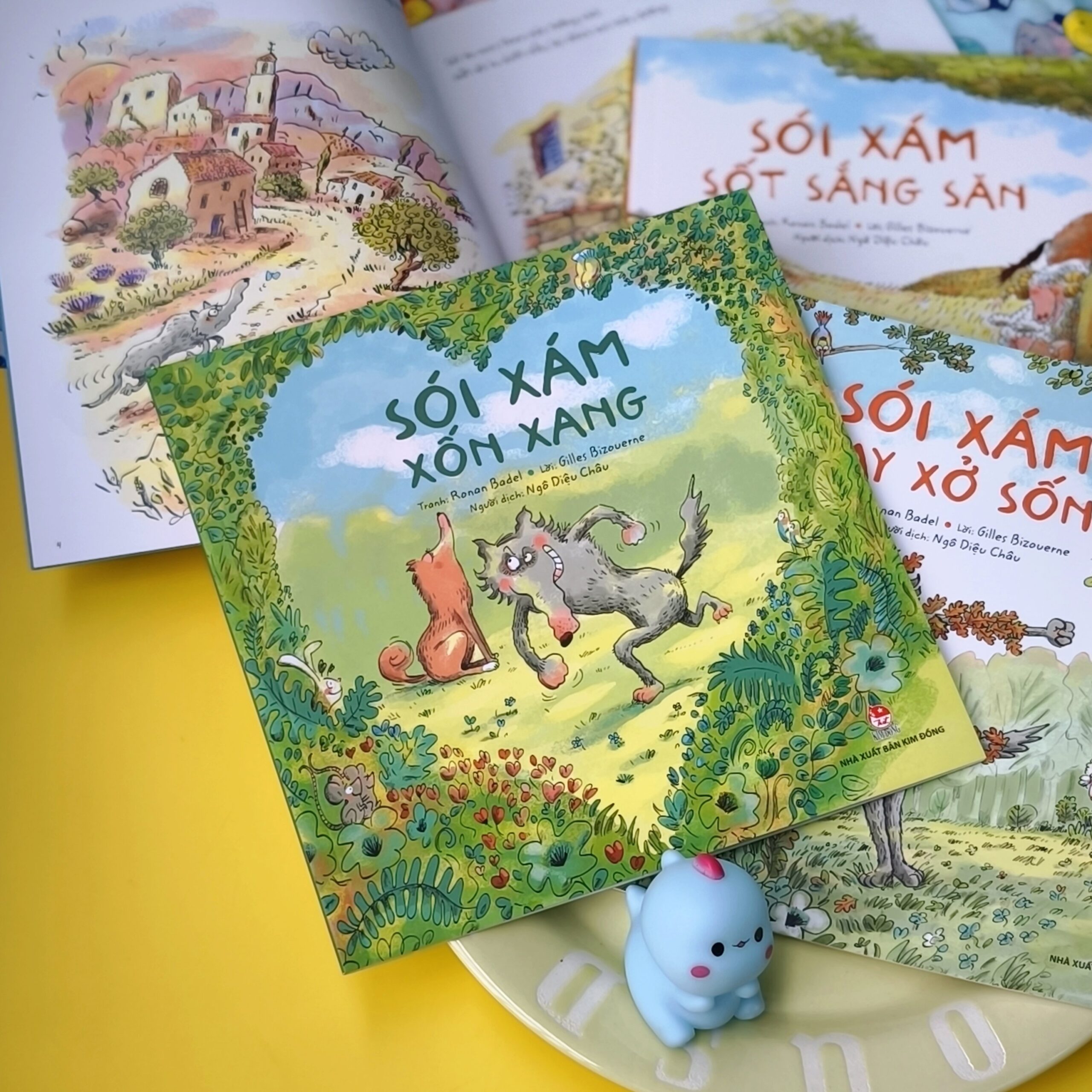 Combo Sói xám sục sơn xanh (5 cuốn)