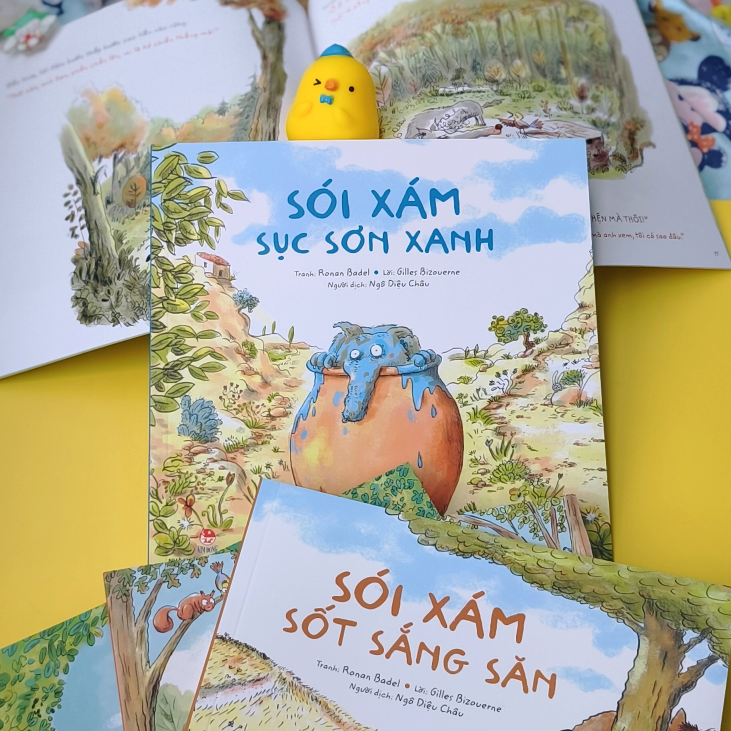Combo Sói xám sục sơn xanh (5 cuốn)