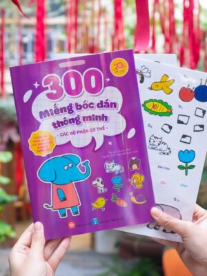 300 miếng bóc dán thông minh - Các bộ phận cơ thể