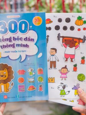300 miếng bóc dán thông minh - Phát triển tư duy