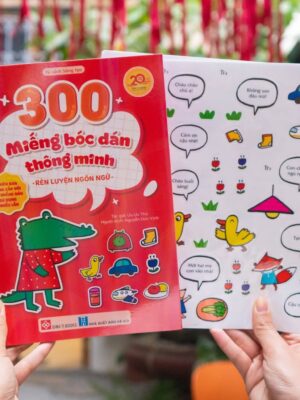 300 miếng bóc dán thông minh - Rèn luyện ngôn ngữ