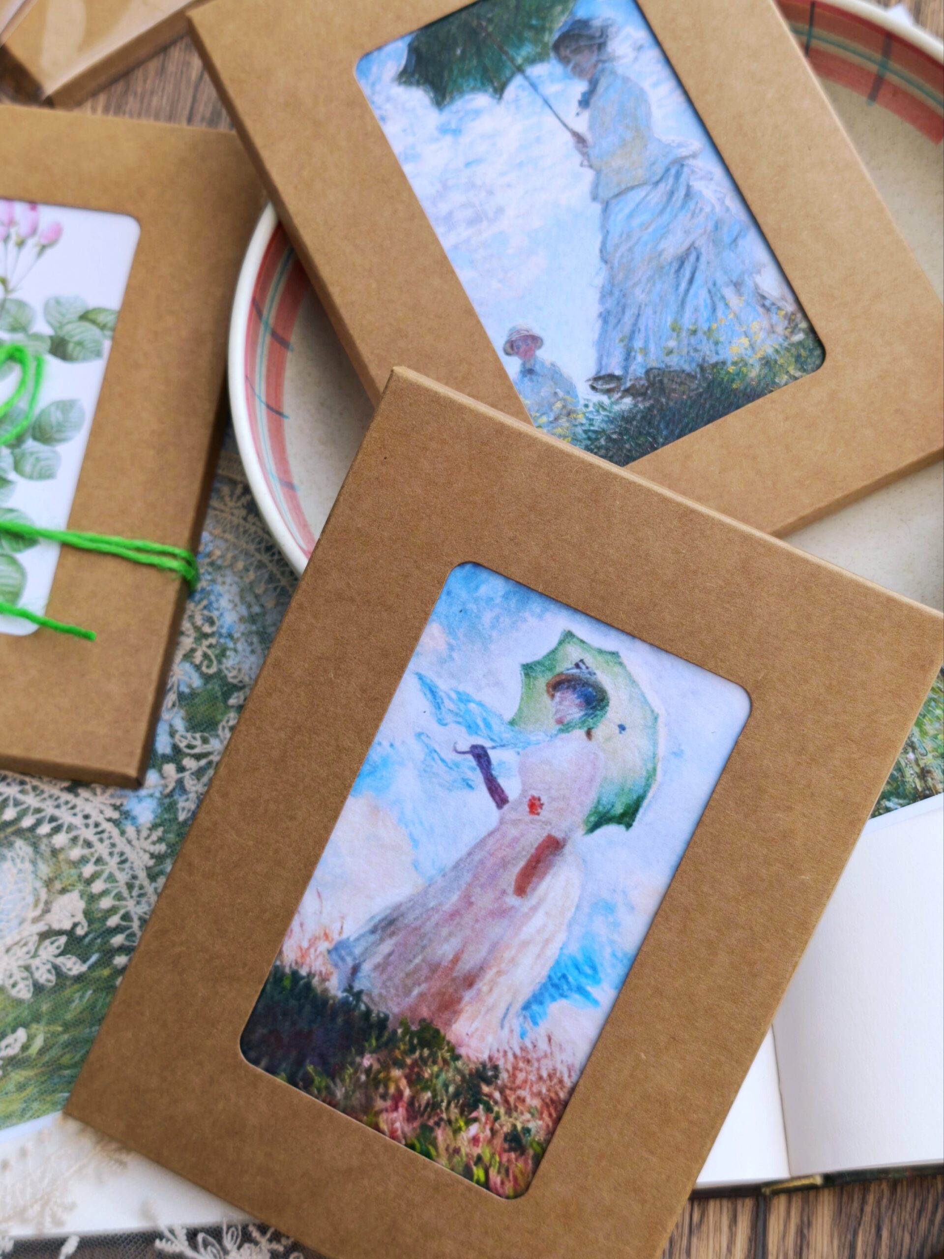 Set 10 postcard Monet kèm phong bì