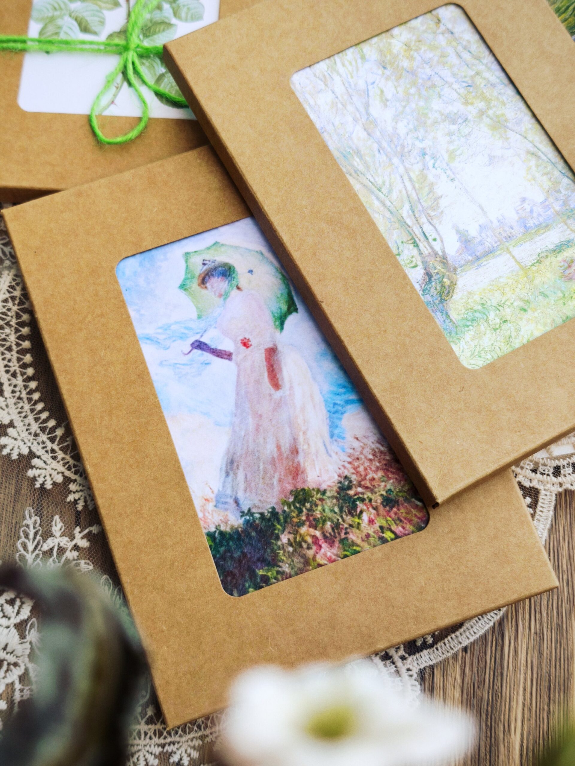 Set 10 postcard Monet kèm phong bì