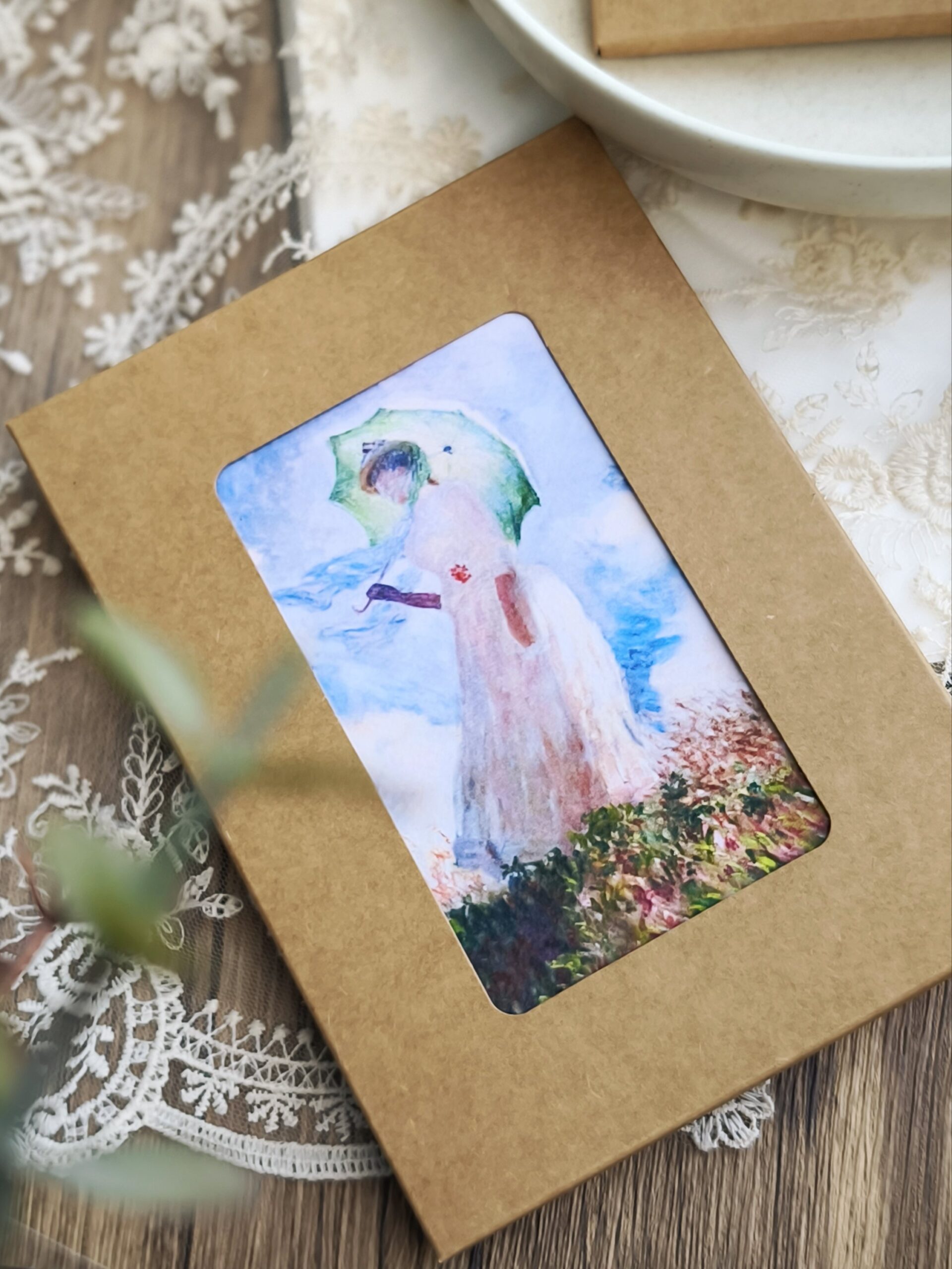 Set 10 postcard Monet kèm phong bì