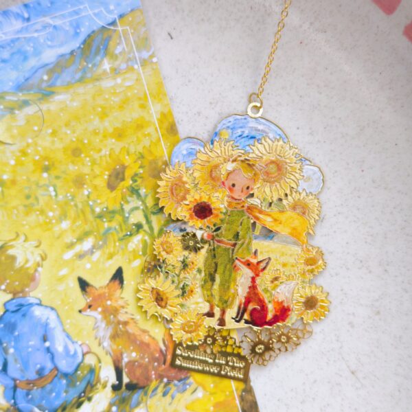 Bookmark hoàng tử bé ft hoa hướng dương