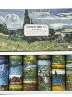 Washi tape Oil painting world tape 32 cuộn