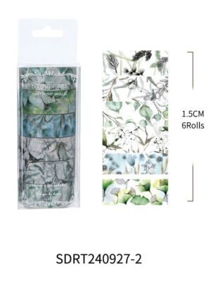 Washi tape Good memories 6 cuộn - Mẫu 2