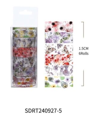 Washi tape Good memories 6 cuộn - Mẫu 5