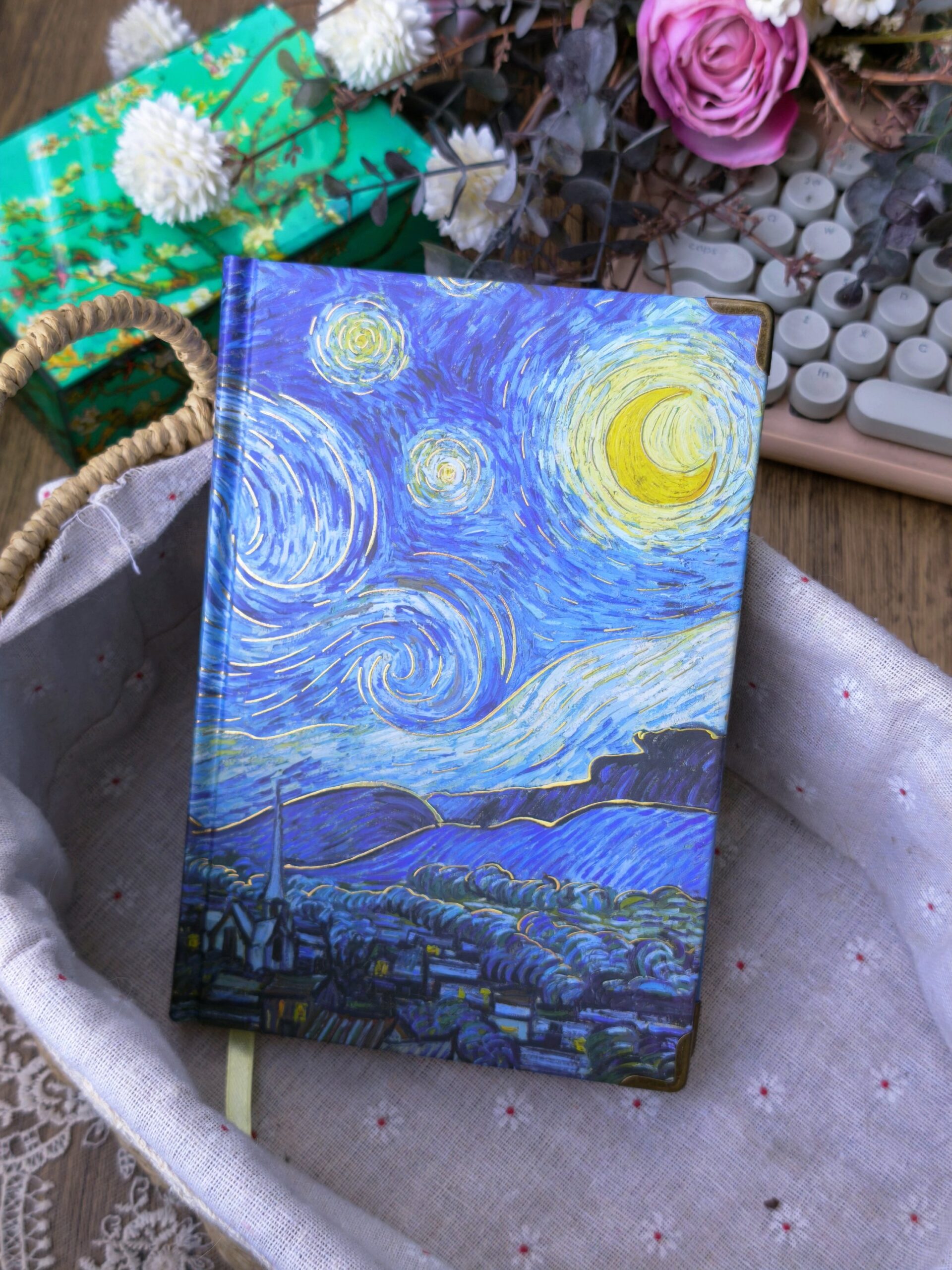 Sổ tranh Van Gogh Oil Painting 2 - Starry night